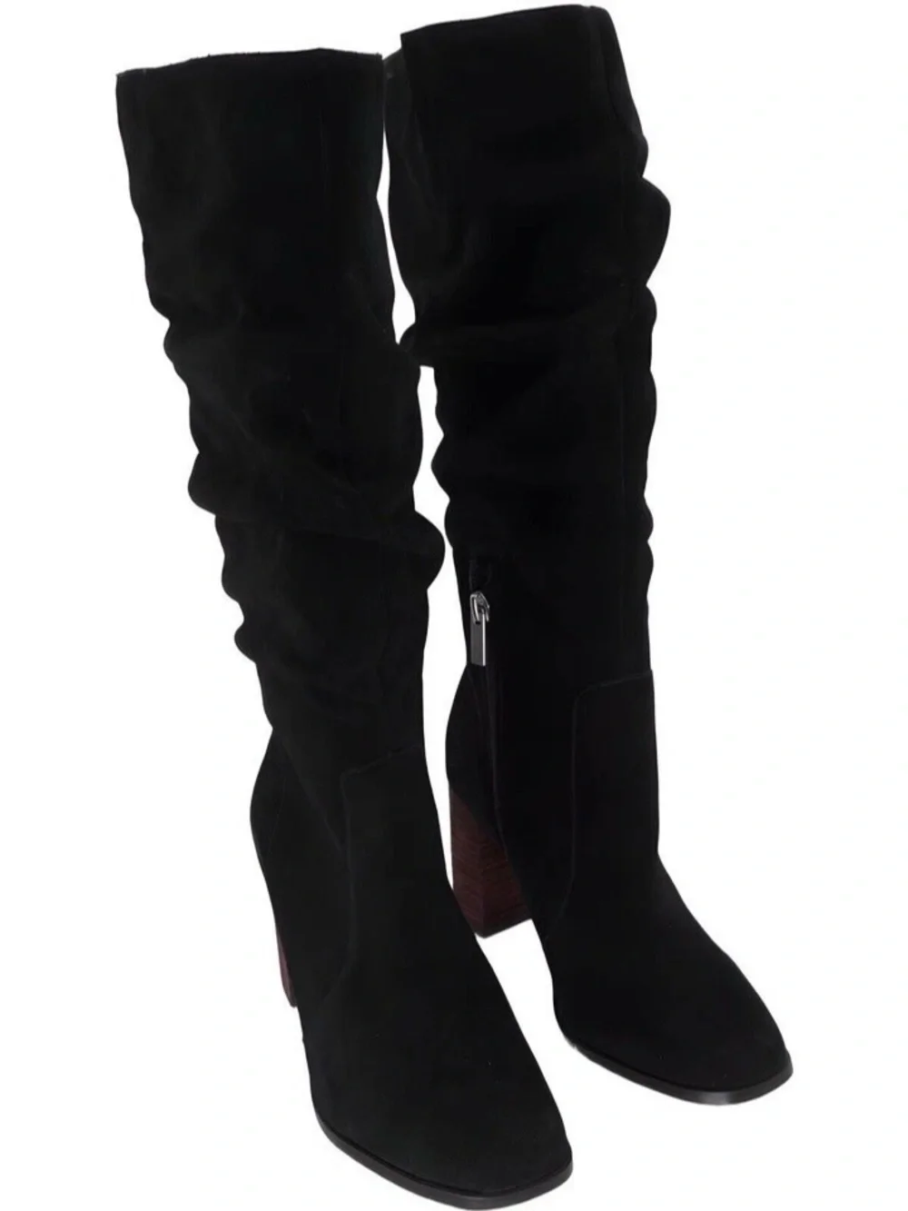 Splendid Gladis Black Suede Over-the-Knee Slouch Boots Size 6.5
